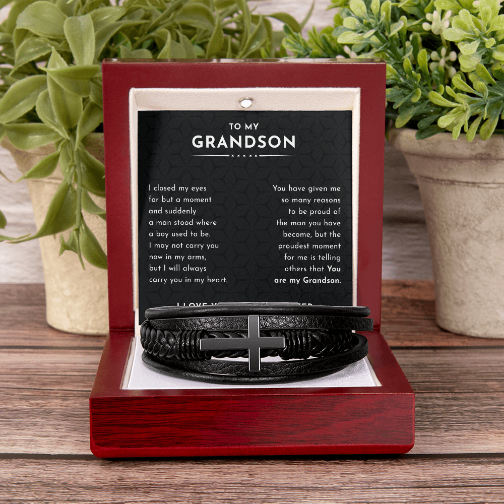 To My Grandson bracelet