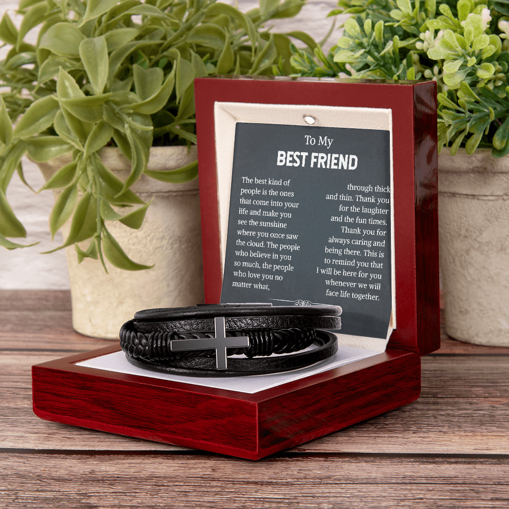 best friend cross leather