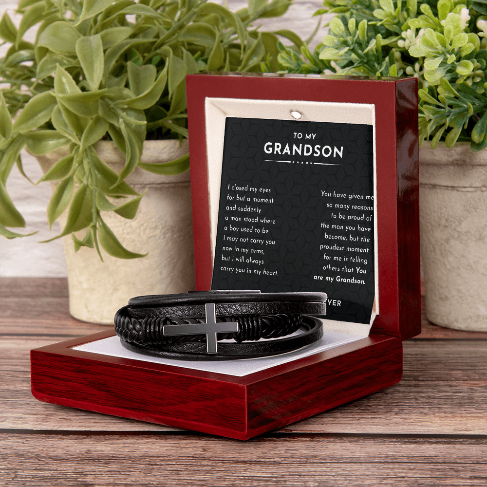 To My Grandson bracelet