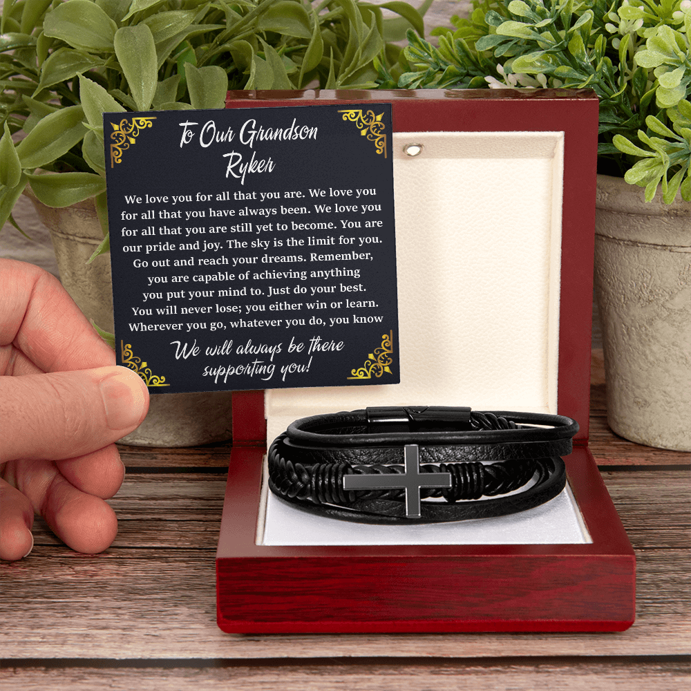 SO-14738830- Cross bracelet