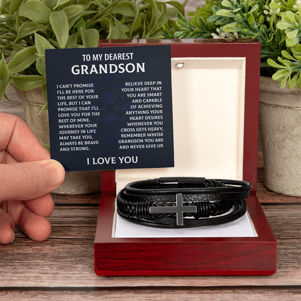 to my grandson bracelet