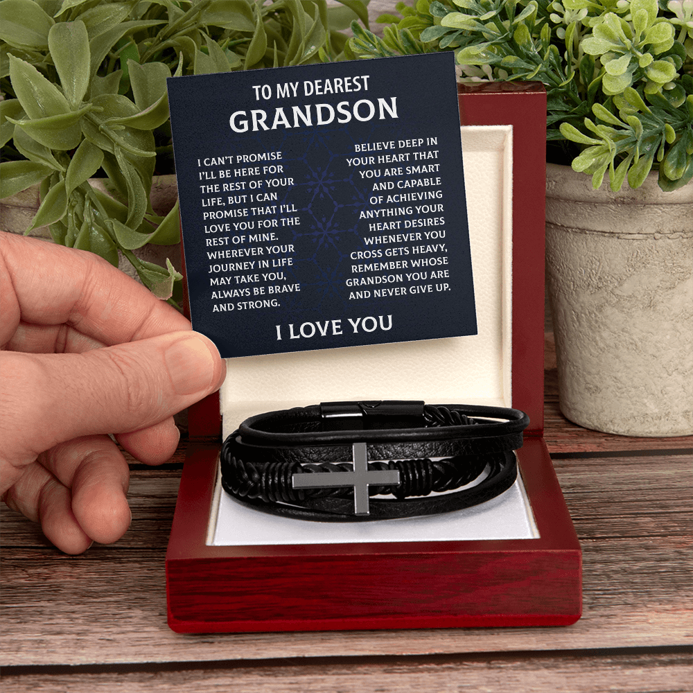 to my grandson bracelet