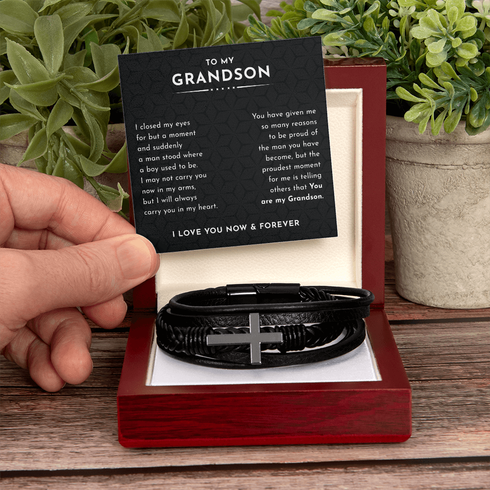 To My Grandson bracelet