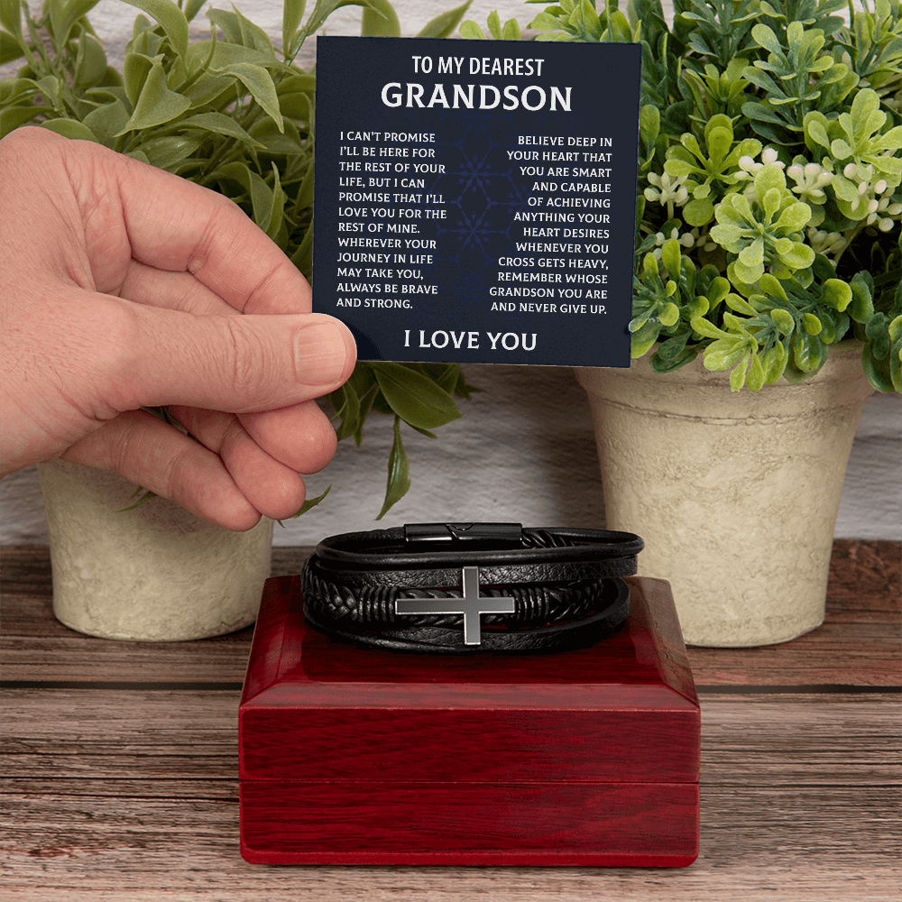 to my grandson bracelet