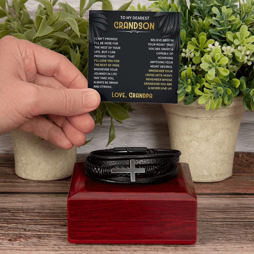 Grandson Bracelet cross