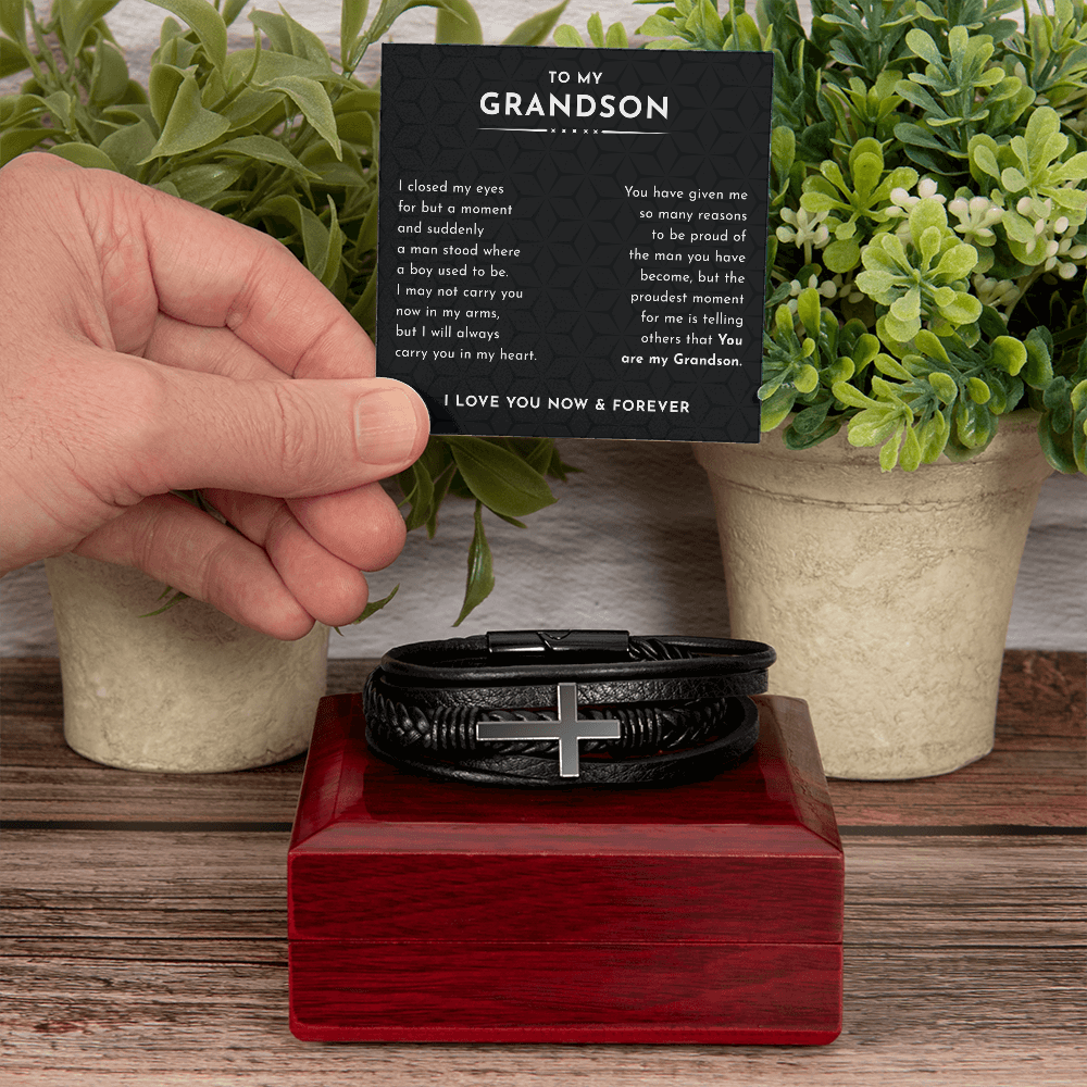 To My Grandson bracelet