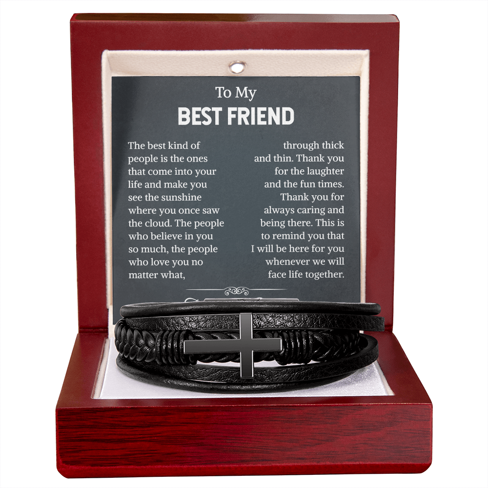 best friend cross leather