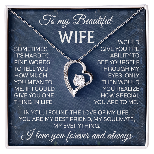 to my wife