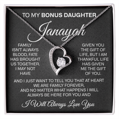 to my bounus daughter janayah