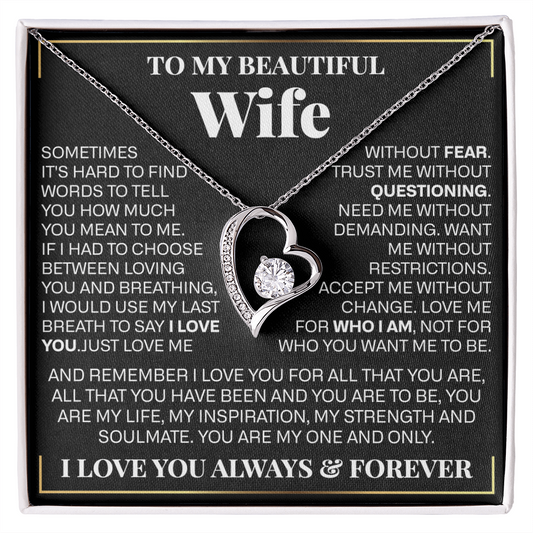 to my wife