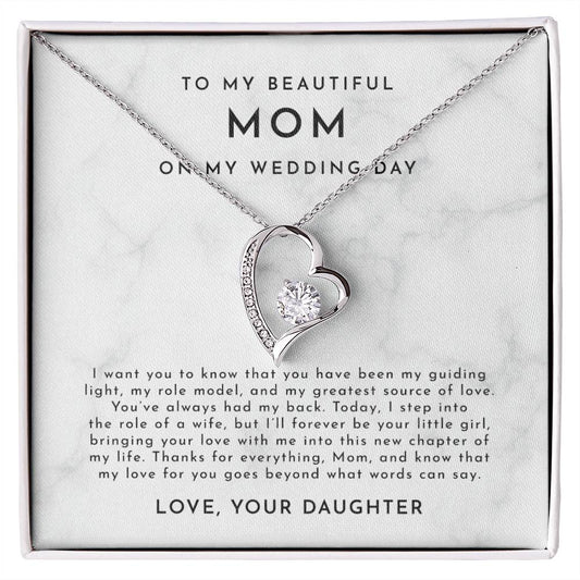 Mother Of The Bride Gift, To Mom From Daughter Gift, To My Mom On My Wedding Day Gift, Mother Of The Bride Gift Ideas, For My Mom Necklace