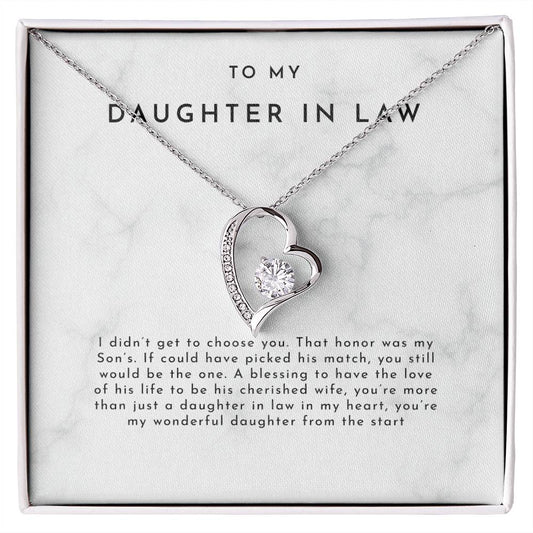 Daughter-in-law Gifts, Daughter-in-law birthday Gifts, Daughter-in-law necklace, Daughter-in-law Jewelry