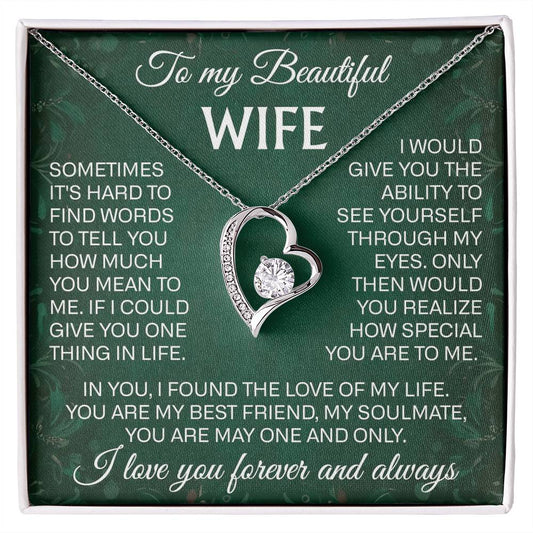 To my wife