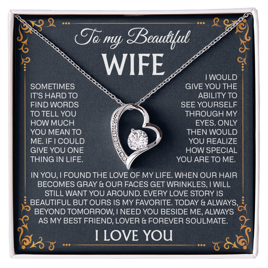 to my wife