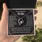 to my beautiful wife
