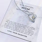 Mother Of The Bride Gift, To Mom From Daughter Gift, To My Mom On My Wedding Day Gift, Mother Of The Bride Gift Ideas, For My Mom Necklace