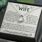 to my wwife