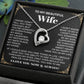 to my beautiful wife