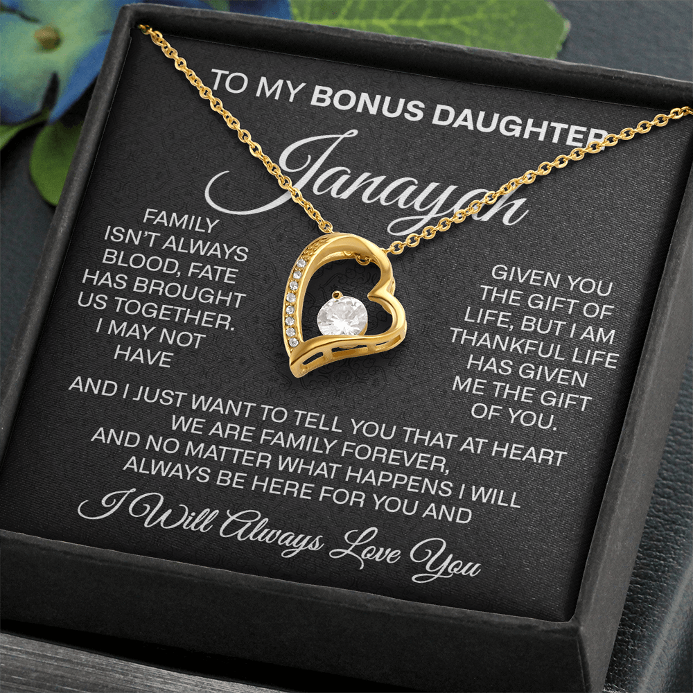 to my bounus daughter janayah