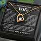 to my beautiful wife