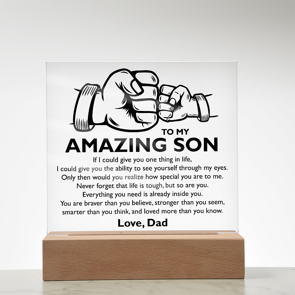 to my son love dad