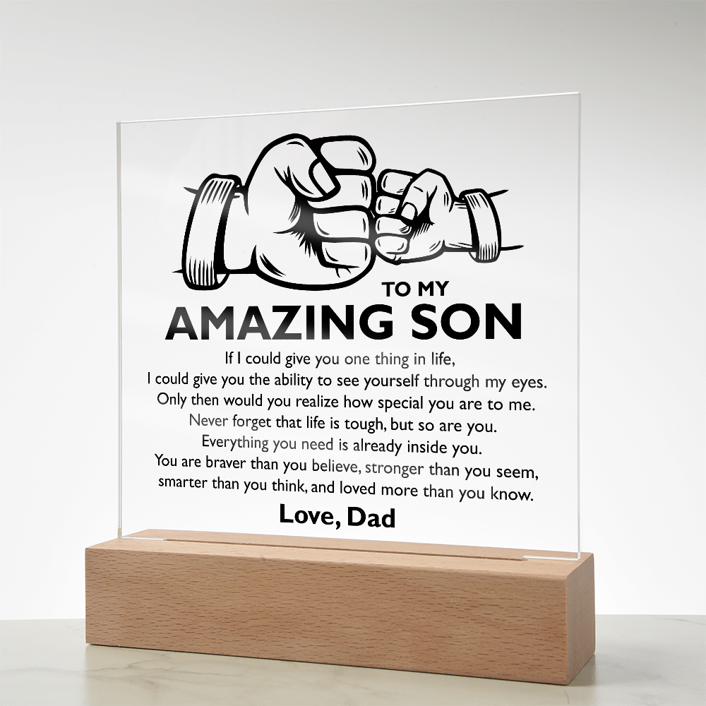 to my amazing son oder