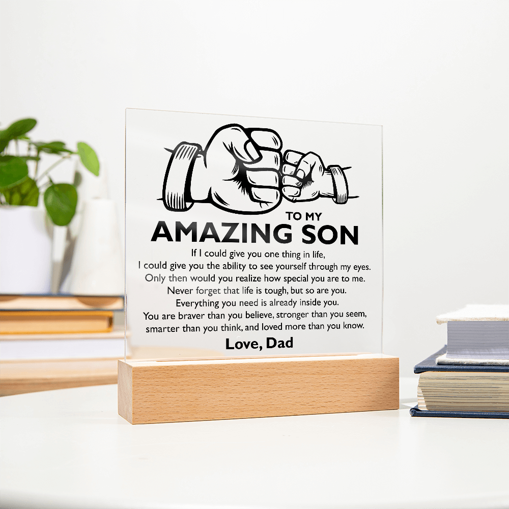 to my son love dad