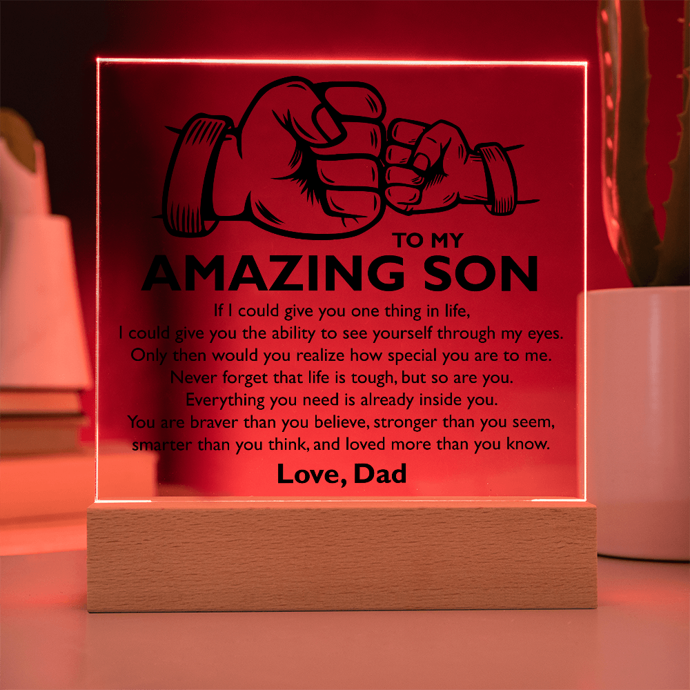 to my son love dad