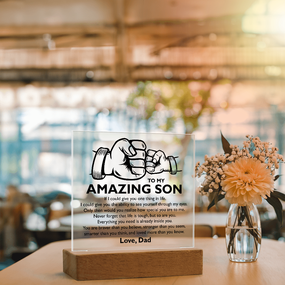 to my amazing son oder