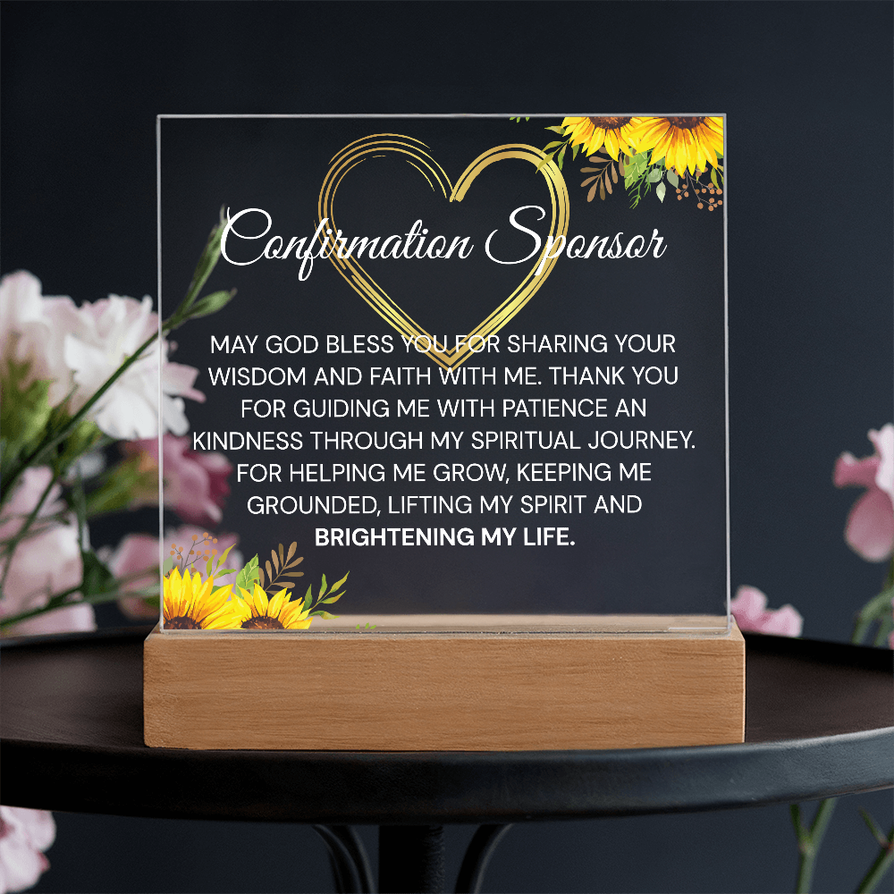 confirmation sponser