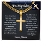 To My Cross From Mom Yellow