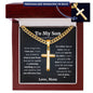 To My Cross From Mom Yellow