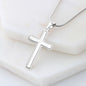 husband cross necklace