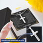 husband cross necklace