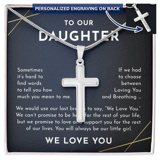 to our daughter