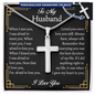 husband cross necklace