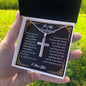 husband cross necklace