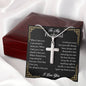 husband cross necklace