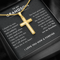 159 to my son cross necklace