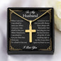 husband cross necklace