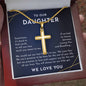 to our daughter
